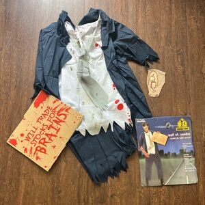 Zombie Wall Street Halloween Costume Medium